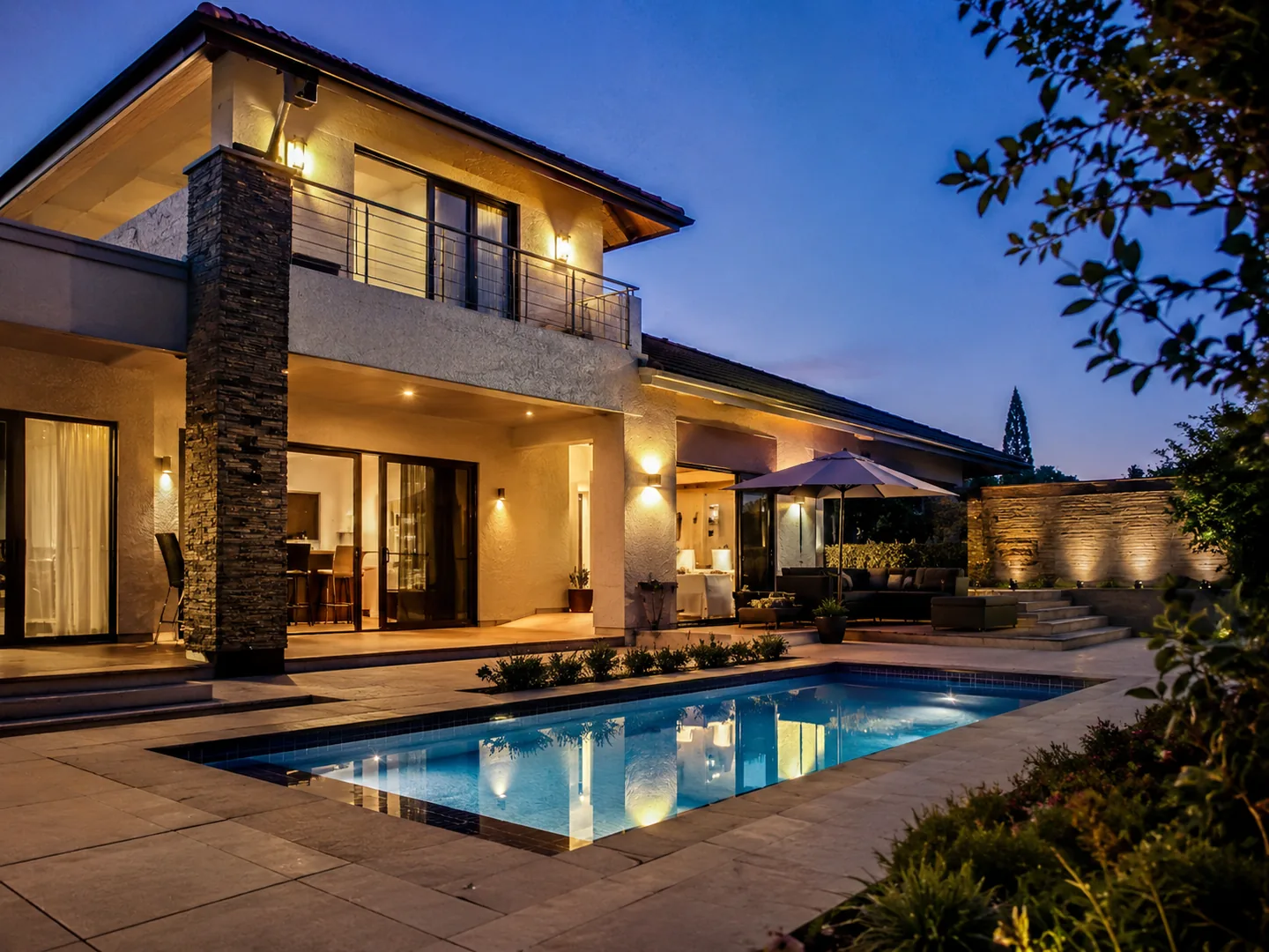 Pool villa in Borrowdale